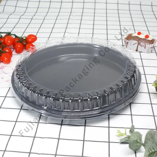 Caja de empaquetado plástica del sushi de la comida de la forma redonda/del rectángulo/del barco de la muestra libre de FDA/EU