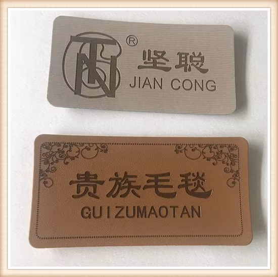 Etiqueta de imitación de cuero para etiqueta Jean (JL014)